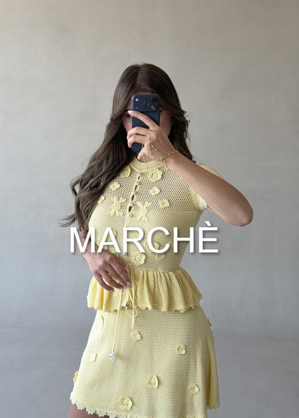 NEW FLOWER  KNIT MINI