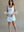 WAVE HEM LACE UP DRESS