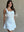 WAVE HEM LACE UP DRESS
