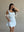 WAVE HEM LACE UP DRESS