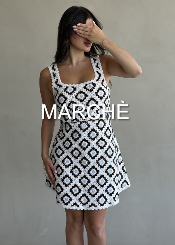DAISY CROCHET TANK DRESS