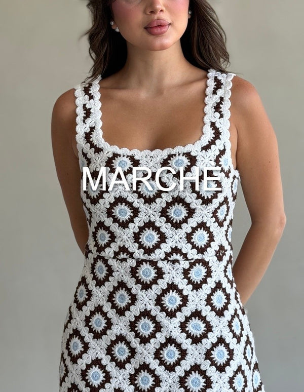 DAISY CROCHET TANK DRESS