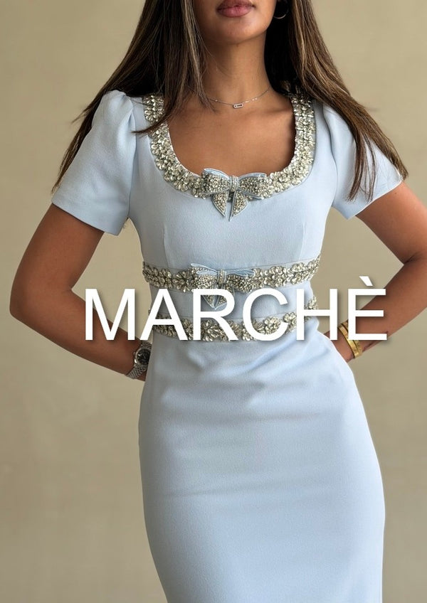SCOOP COLLAR EVENING DRESS