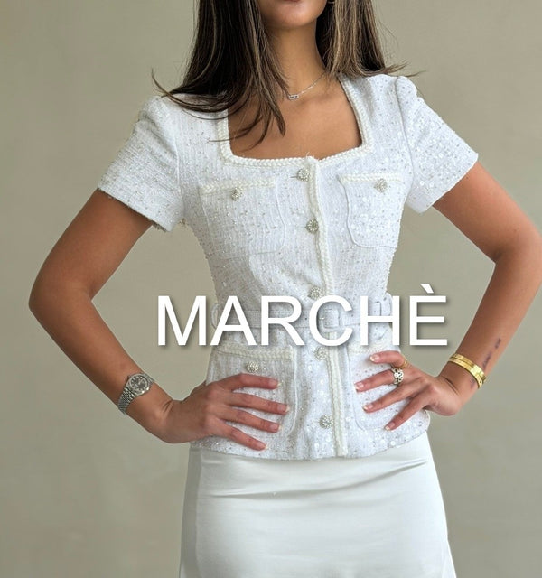 SEQUINED ELEGANT LADY TOP + SKIRT