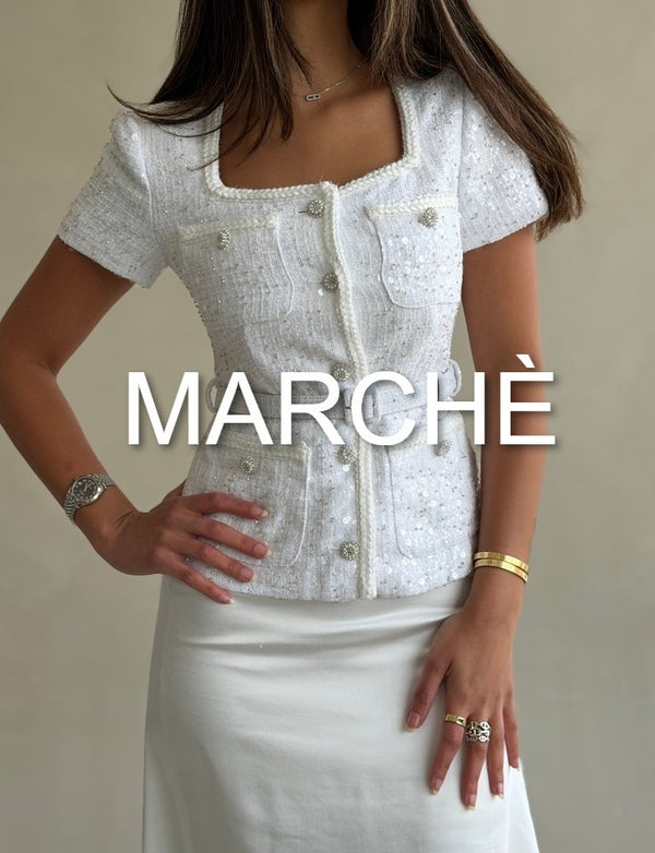 SEQUINED ELEGANT LADY TOP + SKIRT