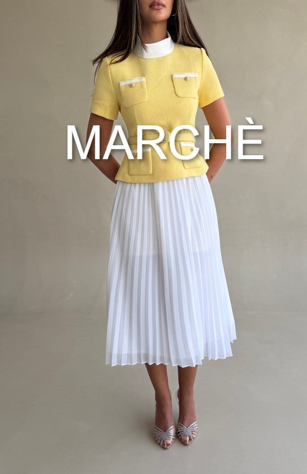 FASHIONABLE NEW STYLE TWEED DRESS