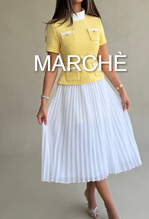 FASHIONABLE NEW STYLE TWEED DRESS