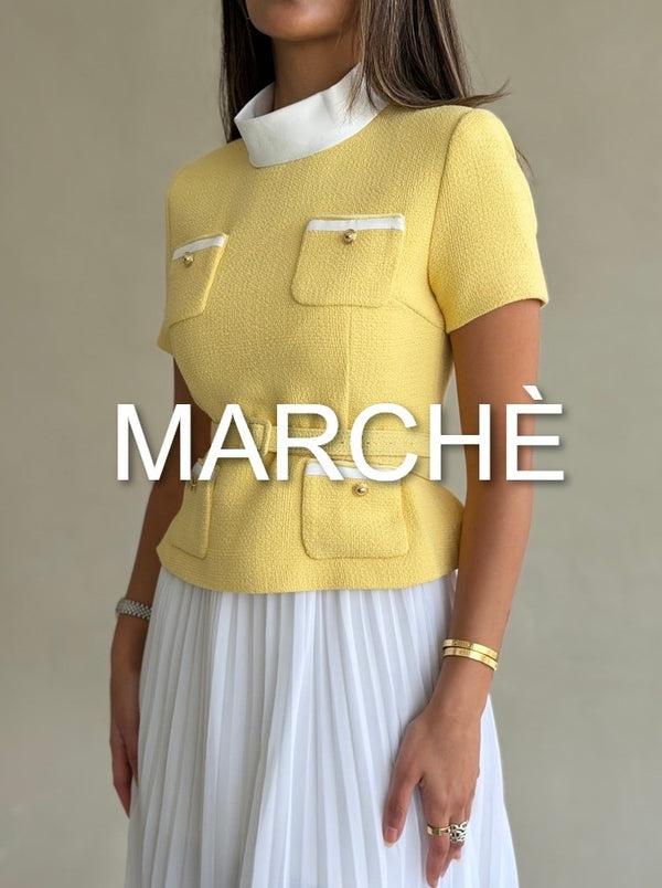 FASHIONABLE NEW STYLE TWEED DRESS