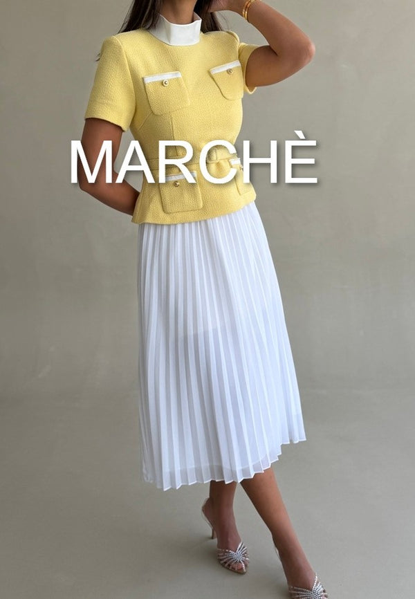 FASHIONABLE NEW STYLE TWEED DRESS