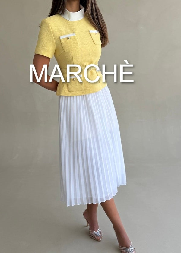 FASHIONABLE NEW STYLE TWEED DRESS