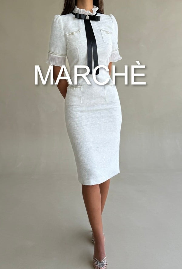 DRESS BOW RUFFLED