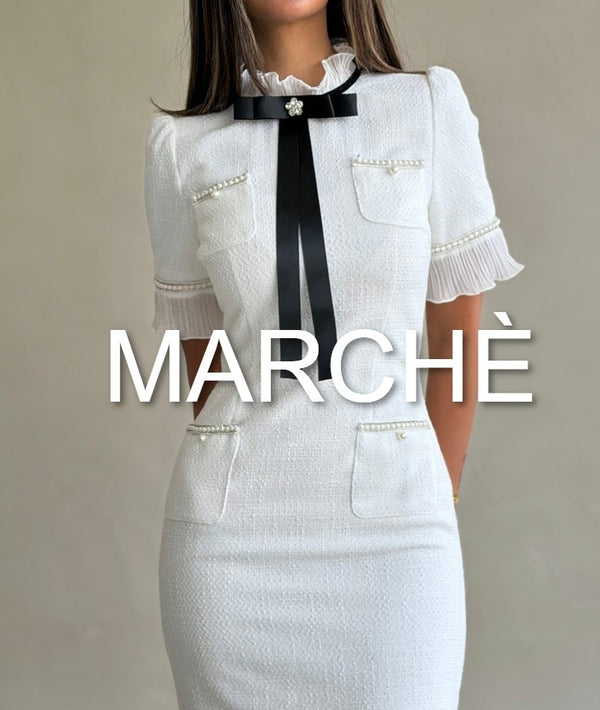 DRESS BOW RUFFLED