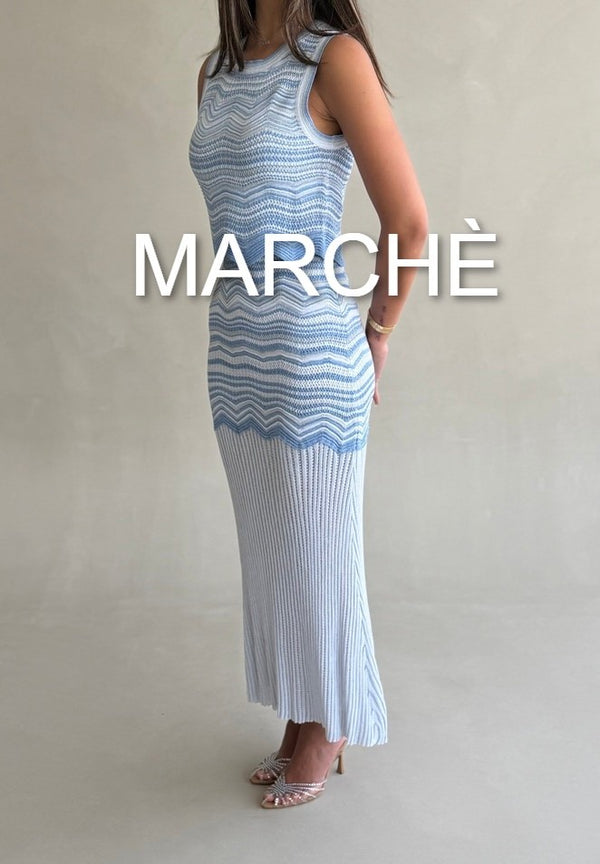 JACQUARD KNIT VEST + SKIRT