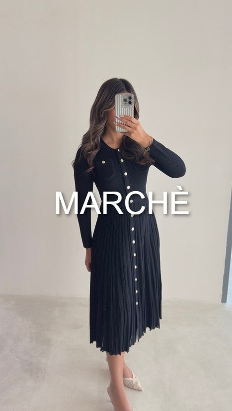 2 POCKET KNIT MINI DRESS