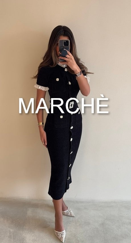 LACE VELVET BELT WAIST