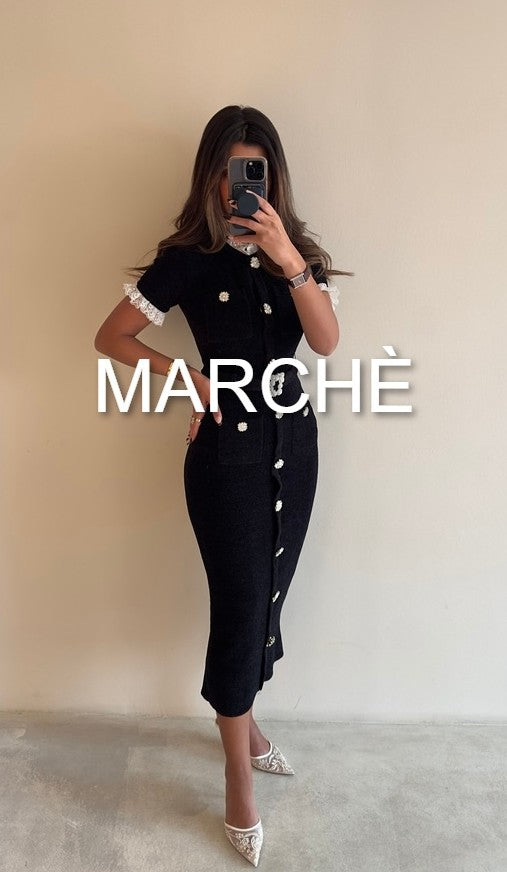 LACE VELVET BELT WAIST