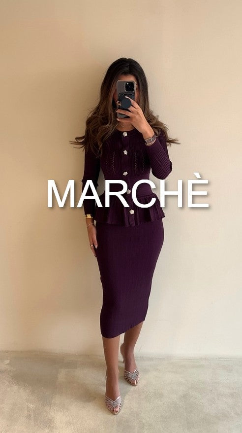 ONE-PIECE KNITTED  DRESS