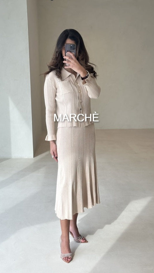 2 SET KNITTED GEDIVOEN COLAR SINGLE