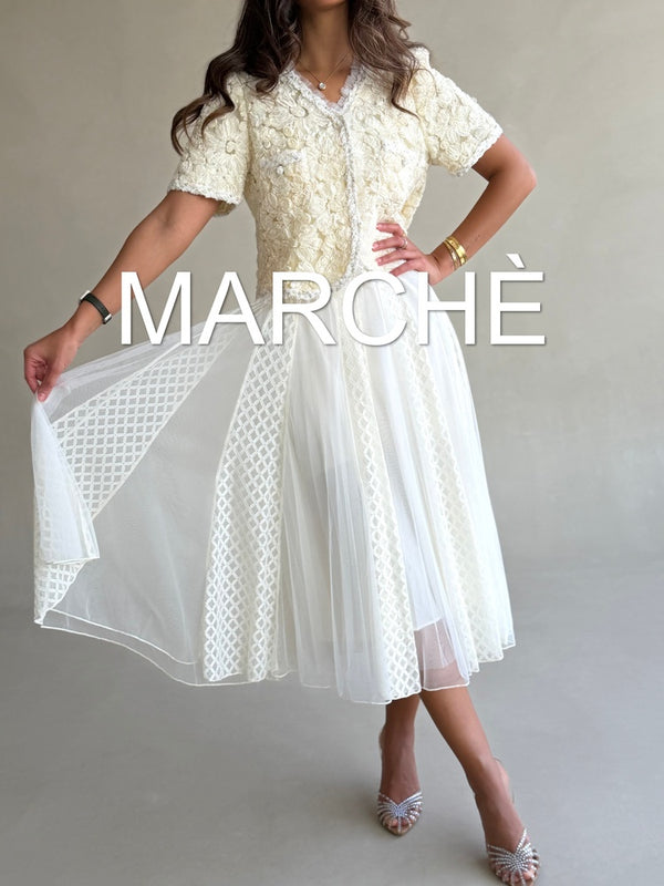 FLOWER DESIGN TOP+SKIRT