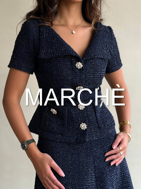 CHIC VINTAGE TOP + SKIRT