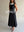 LACE-NECK COCKTAIL SATIN DRESS