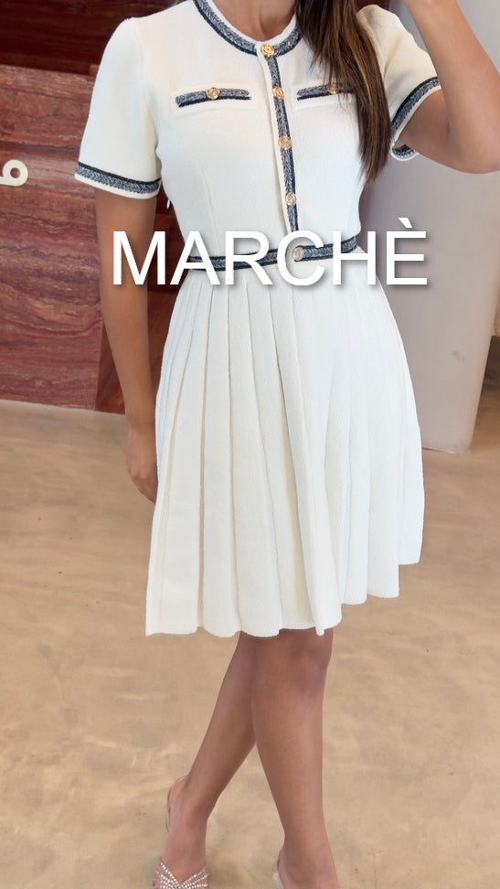 PLEATED SHORT DRESS