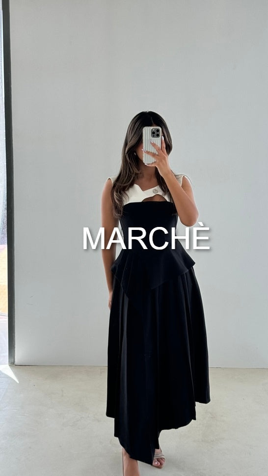 WAIST CINCHING DRESS