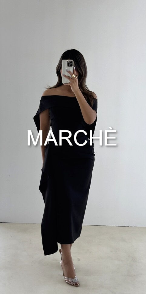 SLANT COLLAR EMPIRE WAIST   DRESS