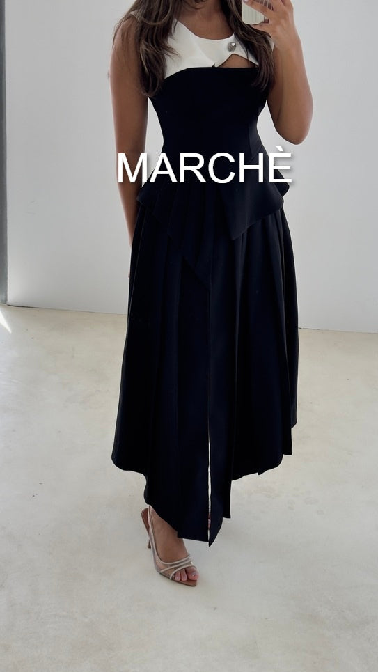 WAIST CINCHING DRESS