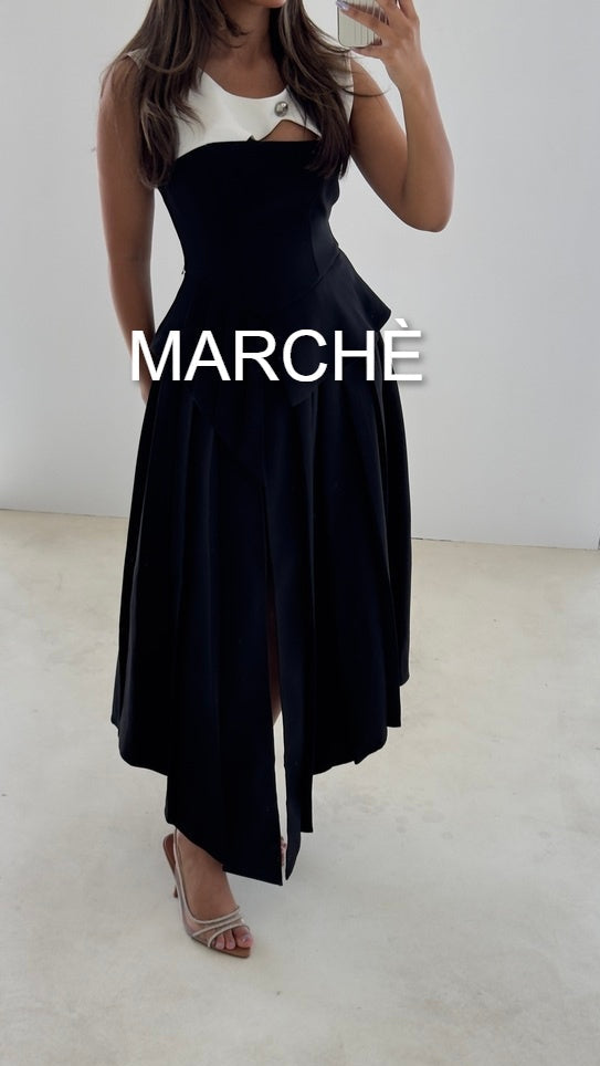 WAIST CINCHING DRESS
