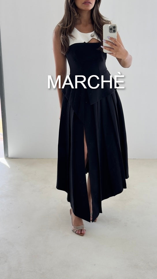 WAIST CINCHING DRESS