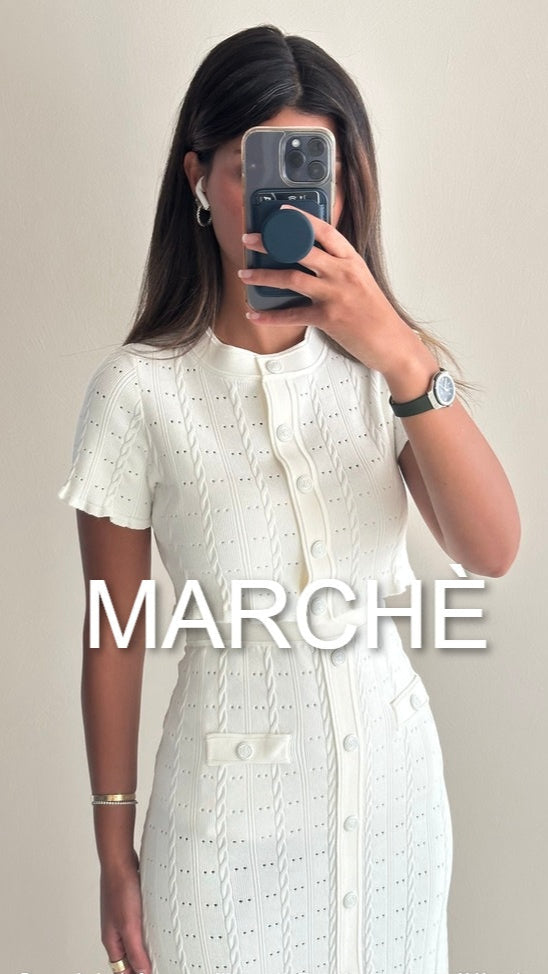 KNITTED SHORT SLEEVE + SKIRT