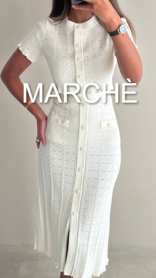 KNITTED SHORT SLEEVE + SKIRT