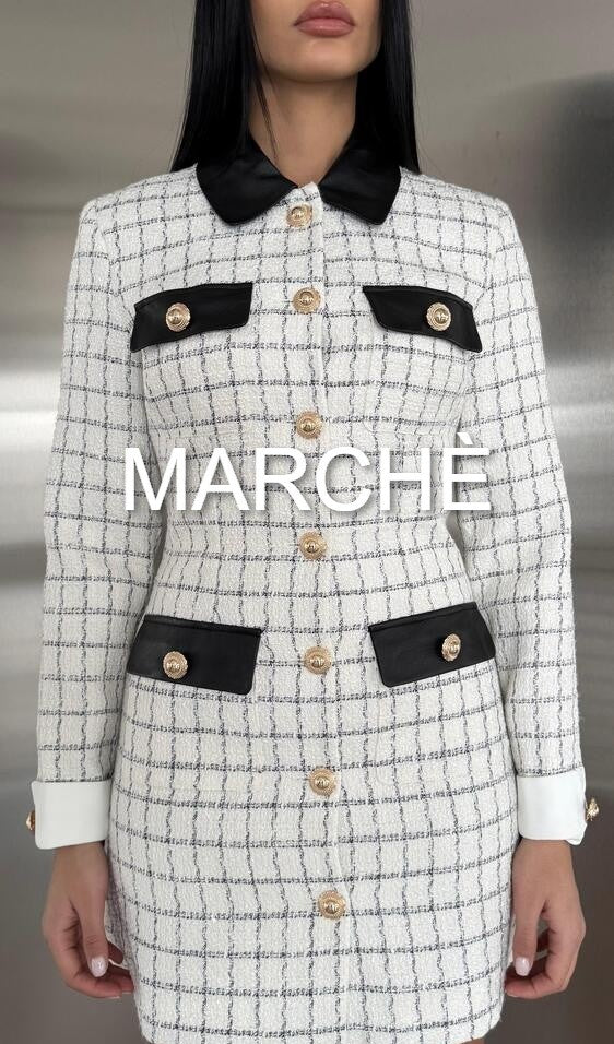 NEW TWEED  MINI DRESS