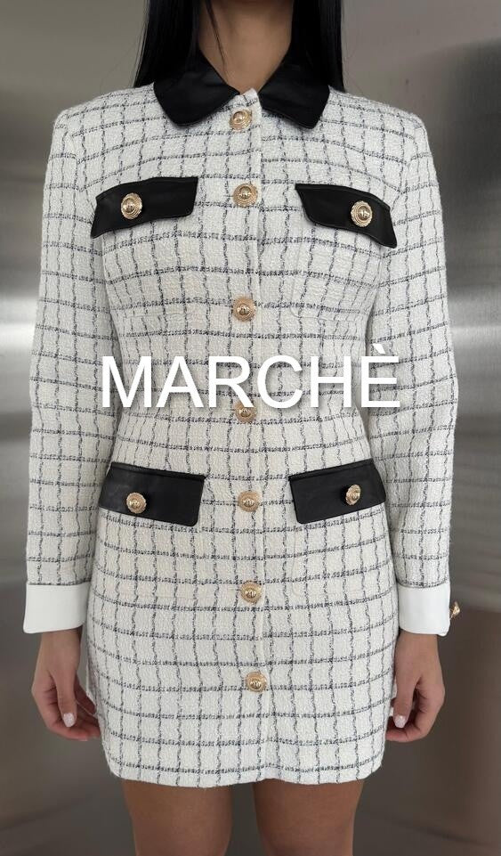 NEW TWEED  MINI DRESS