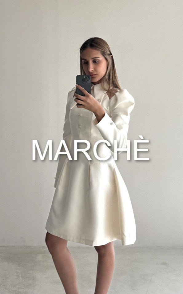 POINTED COLLAR WITH BUTTON SHORT DRESS