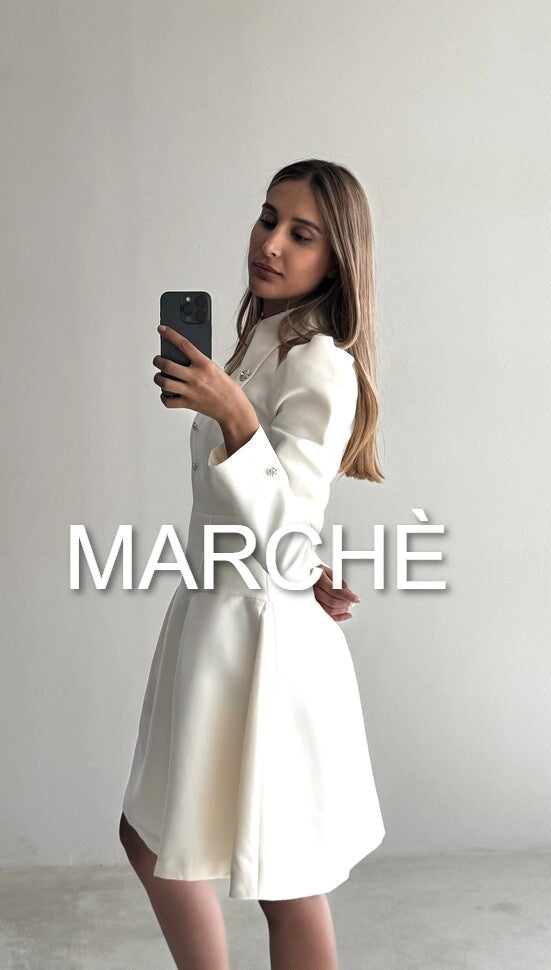 POINTED COLLAR WITH BUTTON SHORT DRESS