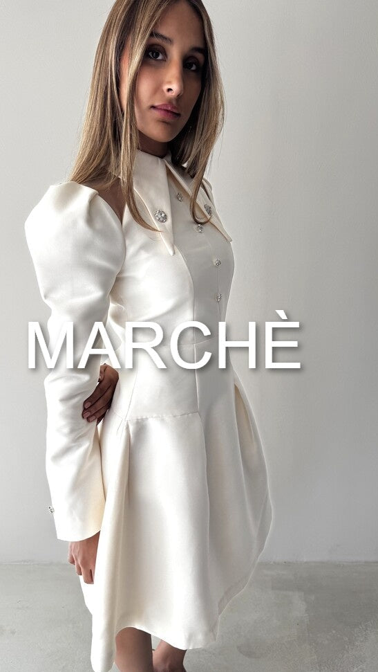 POINTED COLLAR WITH BUTTON SHORT DRESS