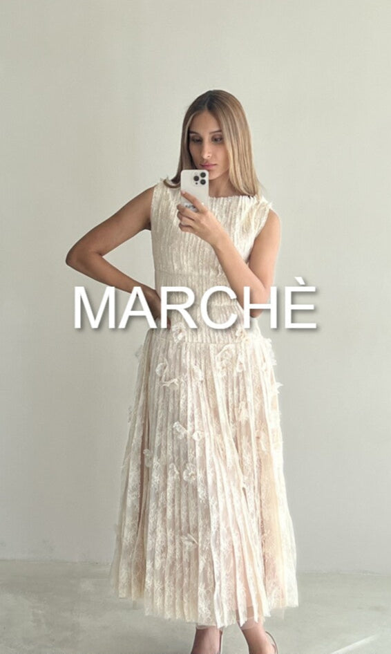 WOODEN STYLE LONG DRESS
