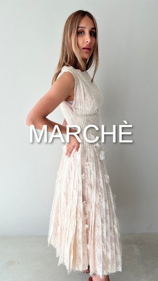 WOODEN STYLE LONG DRESS