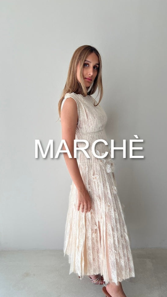 WOODEN STYLE LONG DRESS