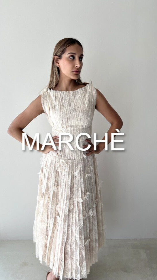 WOODEN STYLE LONG DRESS