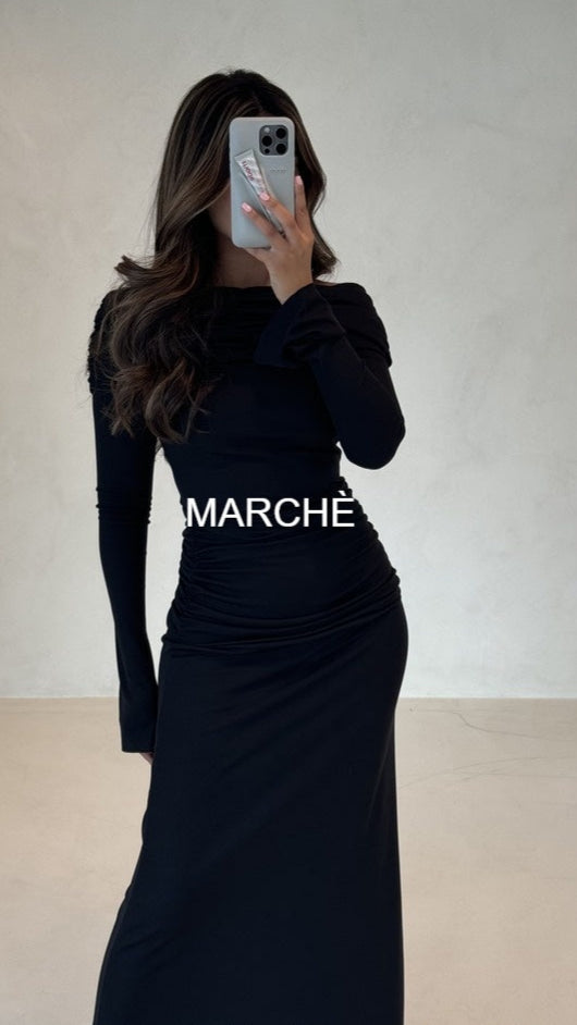 ELEGANT OFF SHOULDER FOLDS