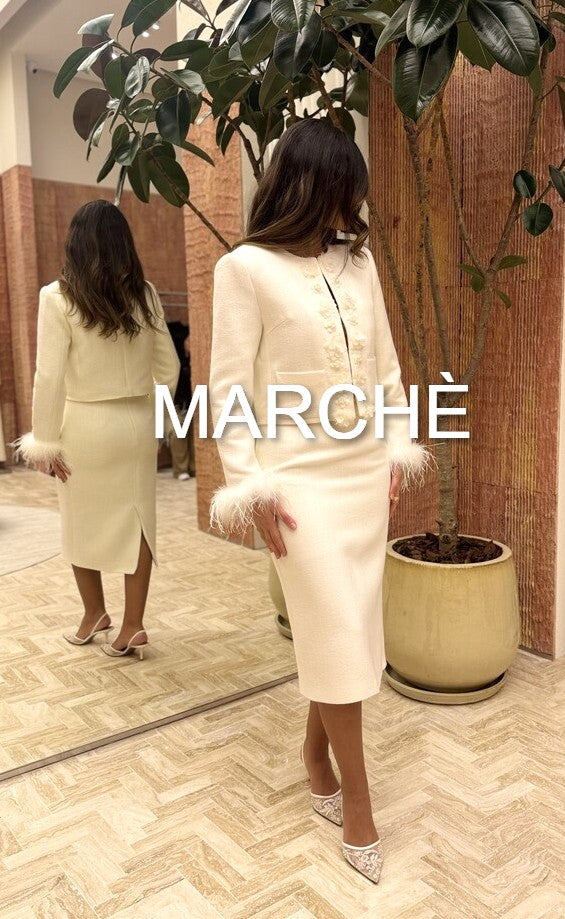 FEATHERED TWEED TWO PIECE SET