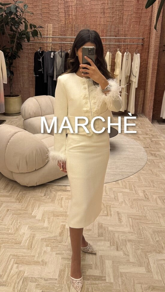 FEATHERED TWEED TWO PIECE SET