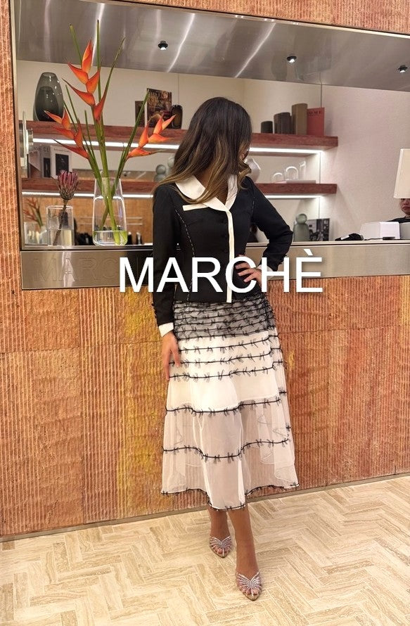 SLASH BLAZER + SKIRT