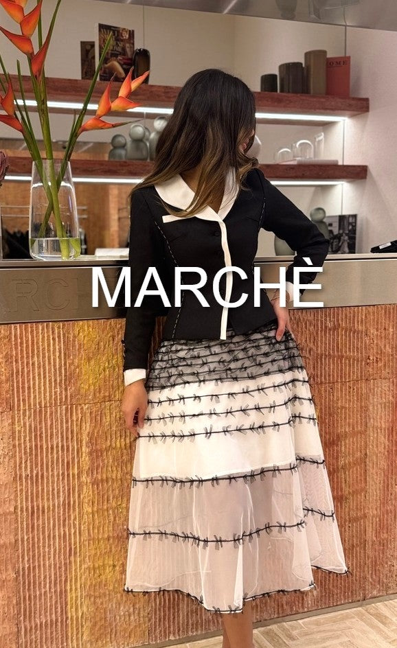 SLASH BLAZER + SKIRT