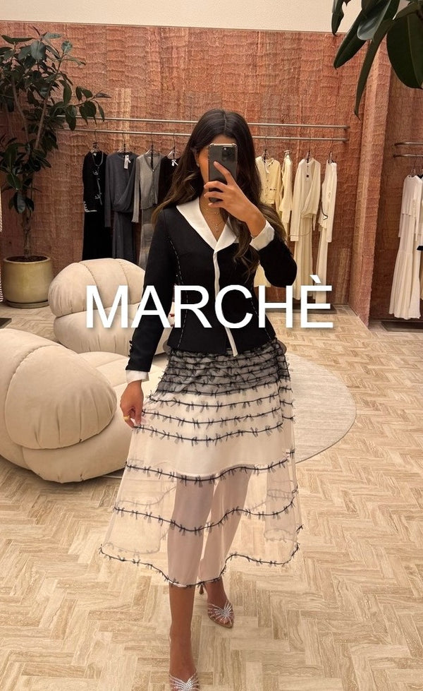 SLASH BLAZER + SKIRT