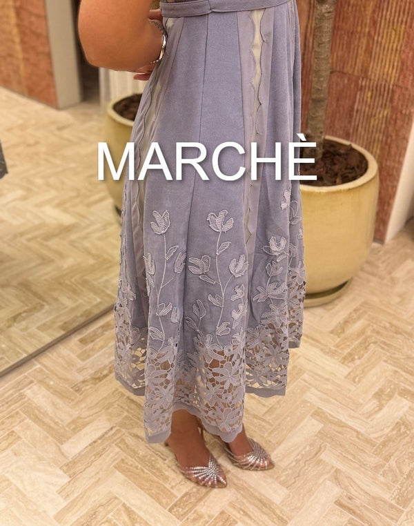 SIMPLE EMBROIDERY  DRESS