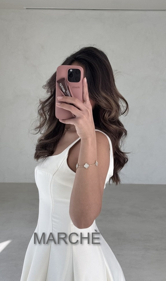 SUNDRESS PLEATED TANK STRAPS